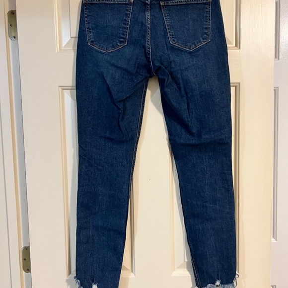 Raw Hem Skinny Jeans - Picture 2 of 2